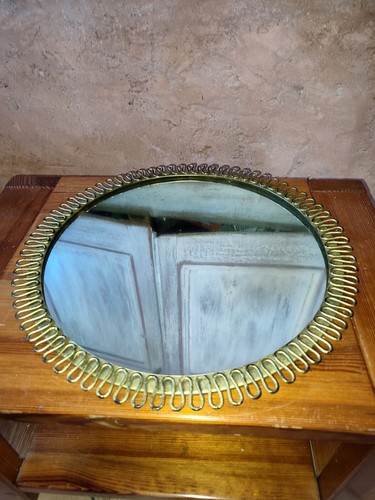 Rare miroir rond - miroir,