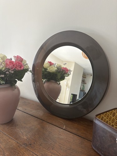 Vintage miroir rond - vintage, années