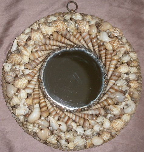 Miroir mural rond - , vintage