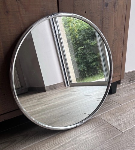 Ancien miroir rond - ancien,