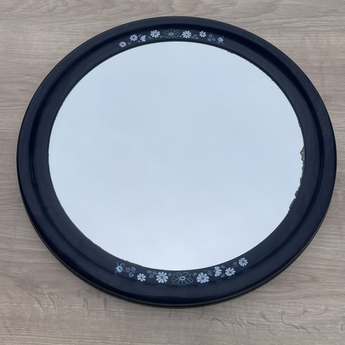 Superbe miroir rond - miroir, plastique