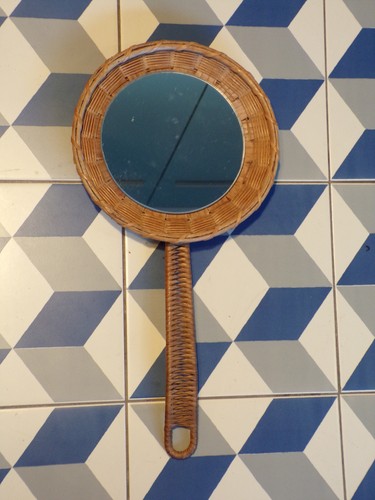 Miroir main osier - main,